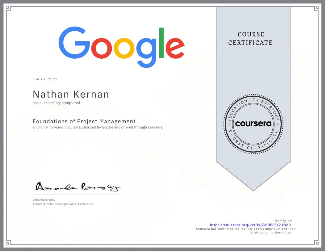 SDLC Certificate 1